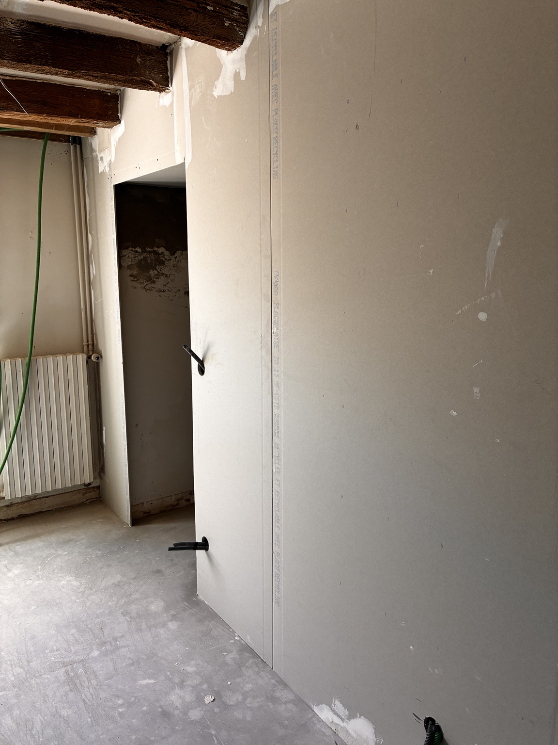 Cloison intérieure, réalisation AZ Rénov'